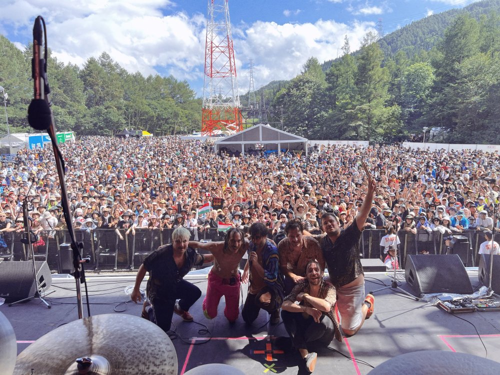 A Bohemian Betyars első magyar zenekarként lépett fel a Fuji Rock fesztiválon