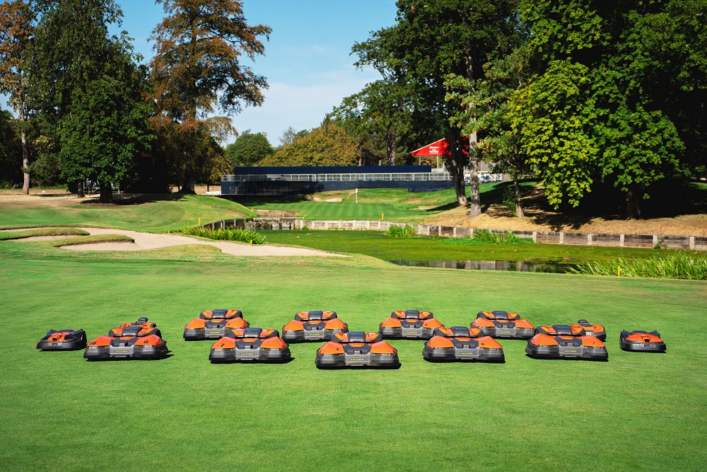 Az automatizált robottechnológia központi szereplője a 2026-os Husqvarna British Masters-nek