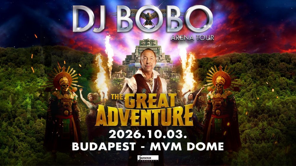Először hozza el Magyarországra világhírű, gigantikus arénashow-ját DJ BoBo – Már 13 ezer jegy elkelt az MVM Dome-ba!