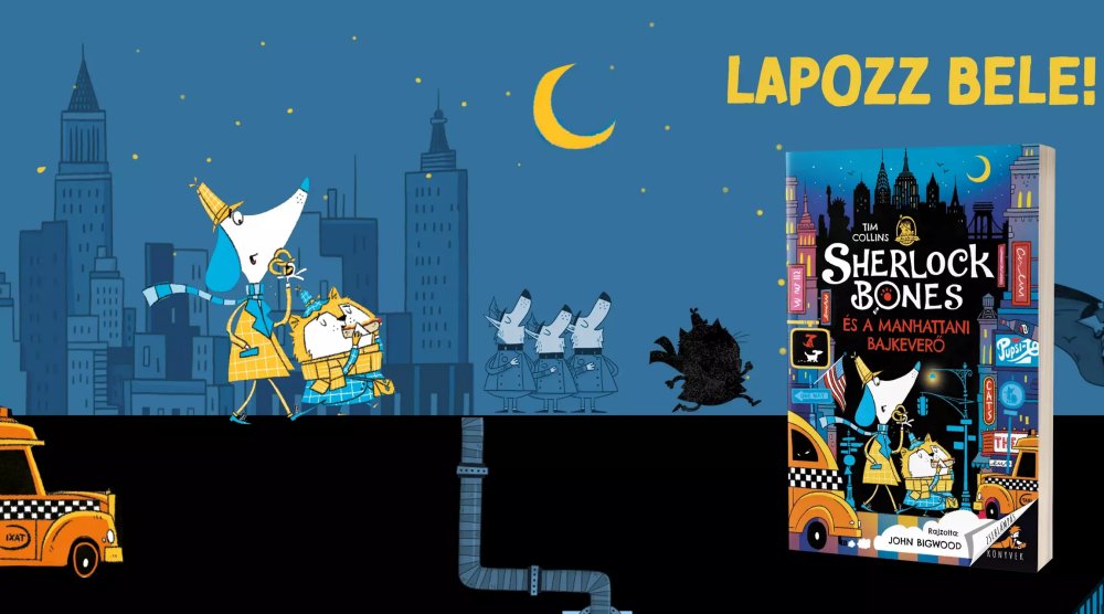 Sherlock Bones visszatér: New York utcáin nyomoz a világ legviccesebb kutyadetektívje